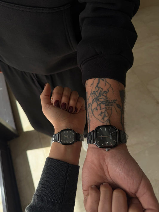 Casio Couple Set – Full Black