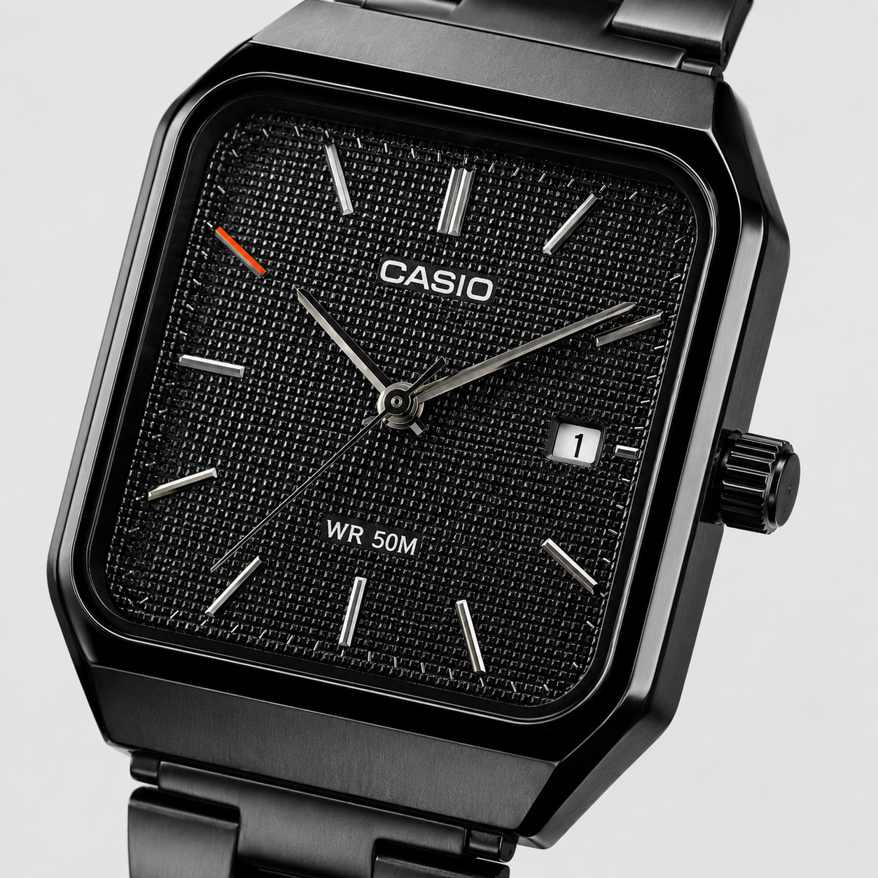 Casio Square Full Black – Edition Nuit