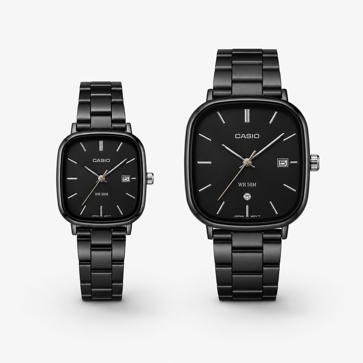 Casio Couple Set – Full Black
