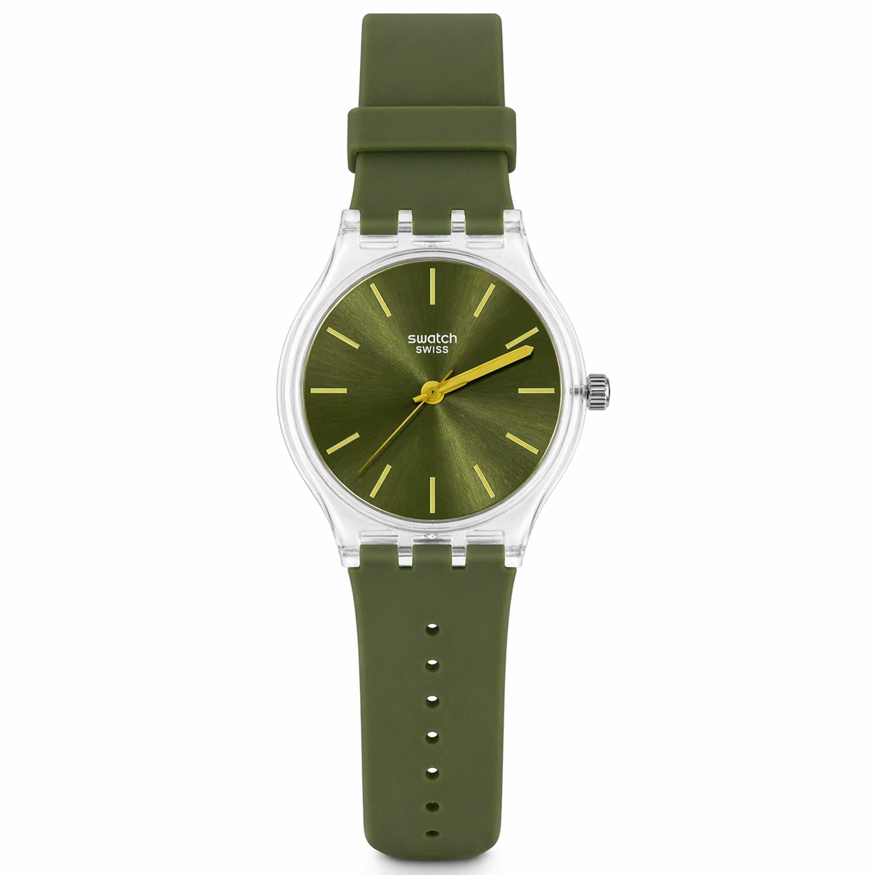 Swatch Green Minimal Swiss Watch