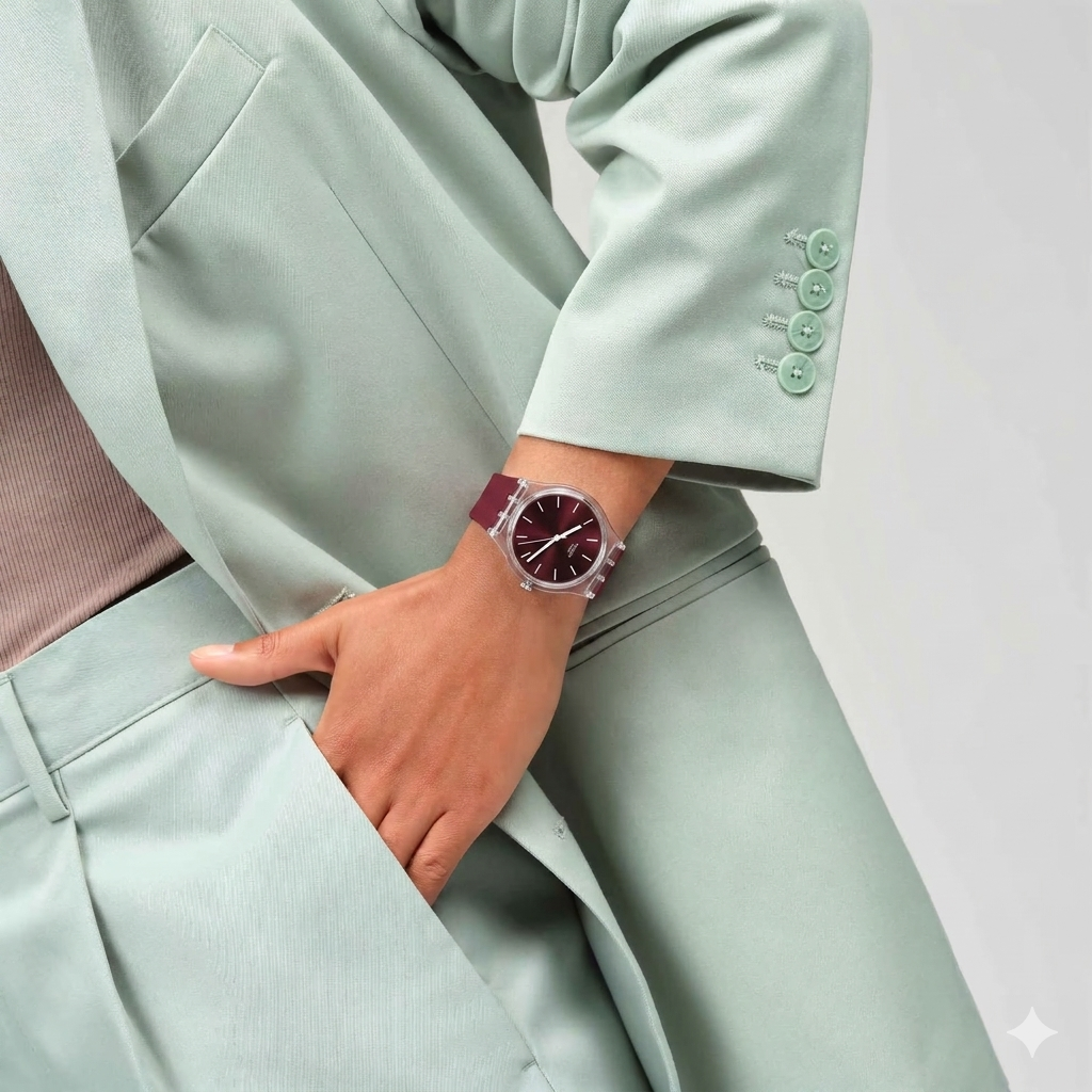 Swatch Polared SUOK717 red