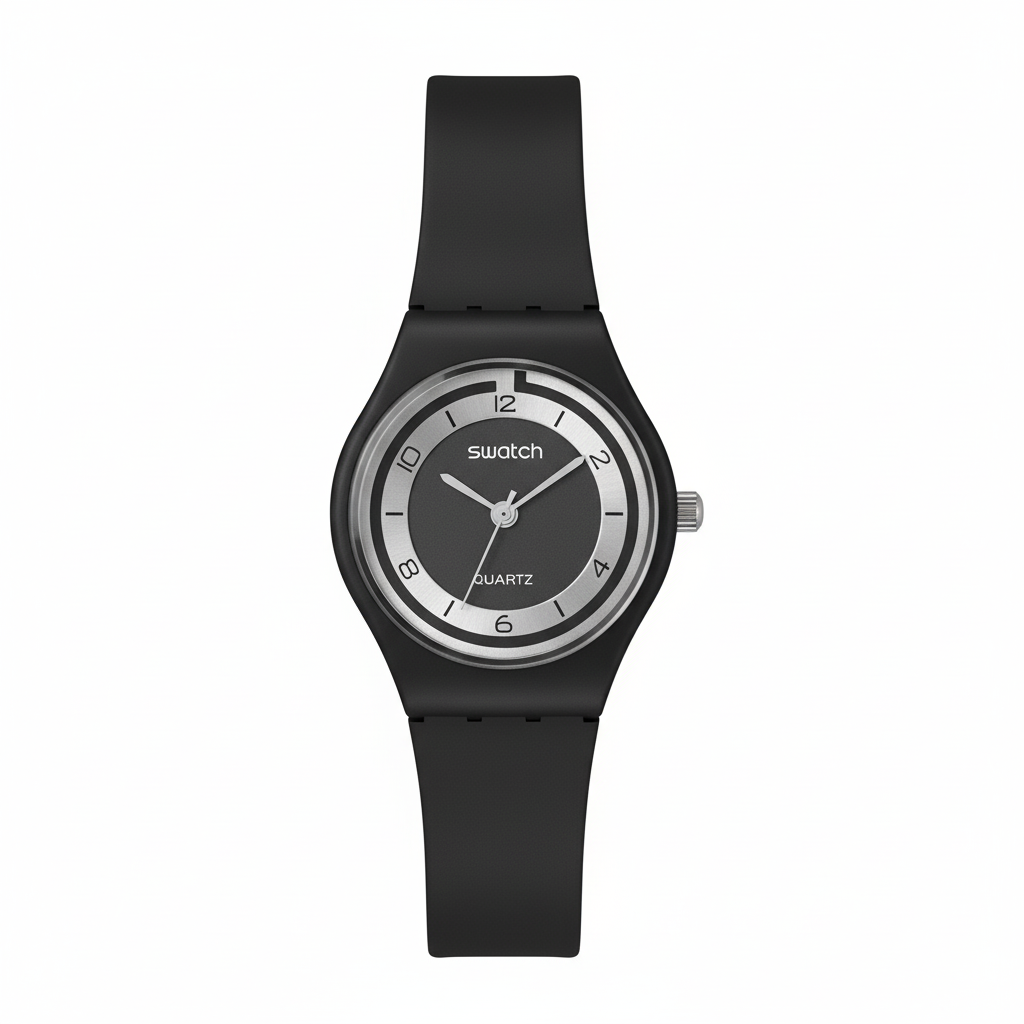 Montre Swatch 3162 Sport Noire – Élégance Intemporelle & Esprit Sportif 26–28mm